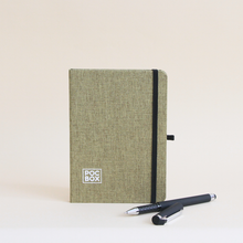  Linen Journal + Pen, Olive
